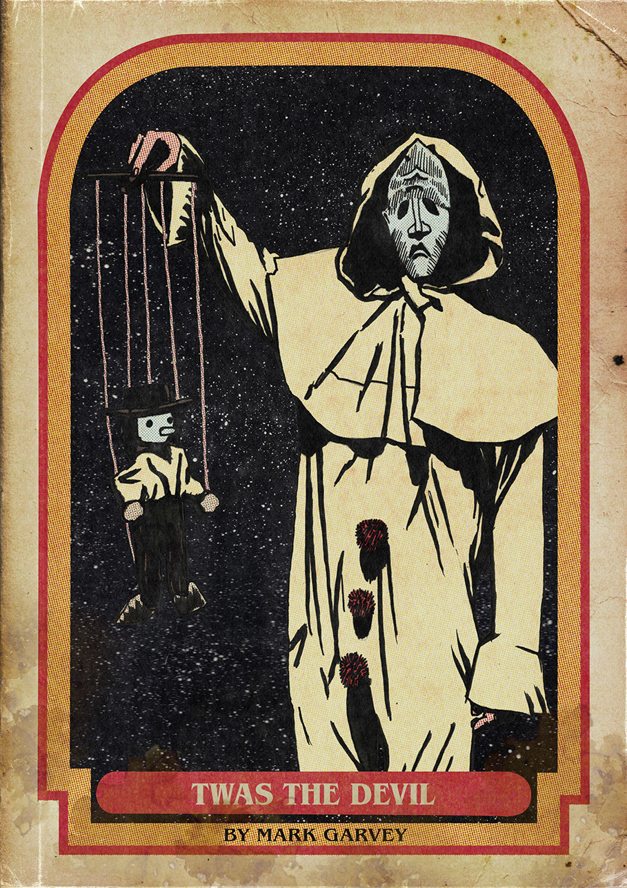 mark garvey, twas the devil, brad Robert Benford, illustration, drawing, art, artwork, film, movie, cinema, choose your own adventure film,
