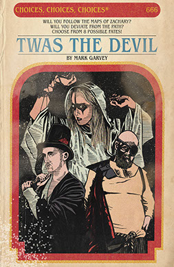 mark garvey, twas the devil, brad Robert Benford, illustration, drawing, art, artwork, film, movie, cinema, choose your own adventure film,