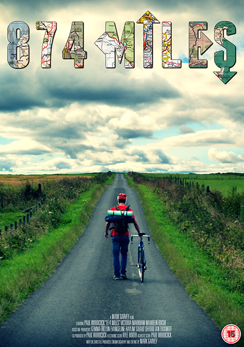 mark garvey, "mark garvey", paul woodcock, film, feature, director, 874 miles, independent, road movie, drama, land's end, john o'groats, 