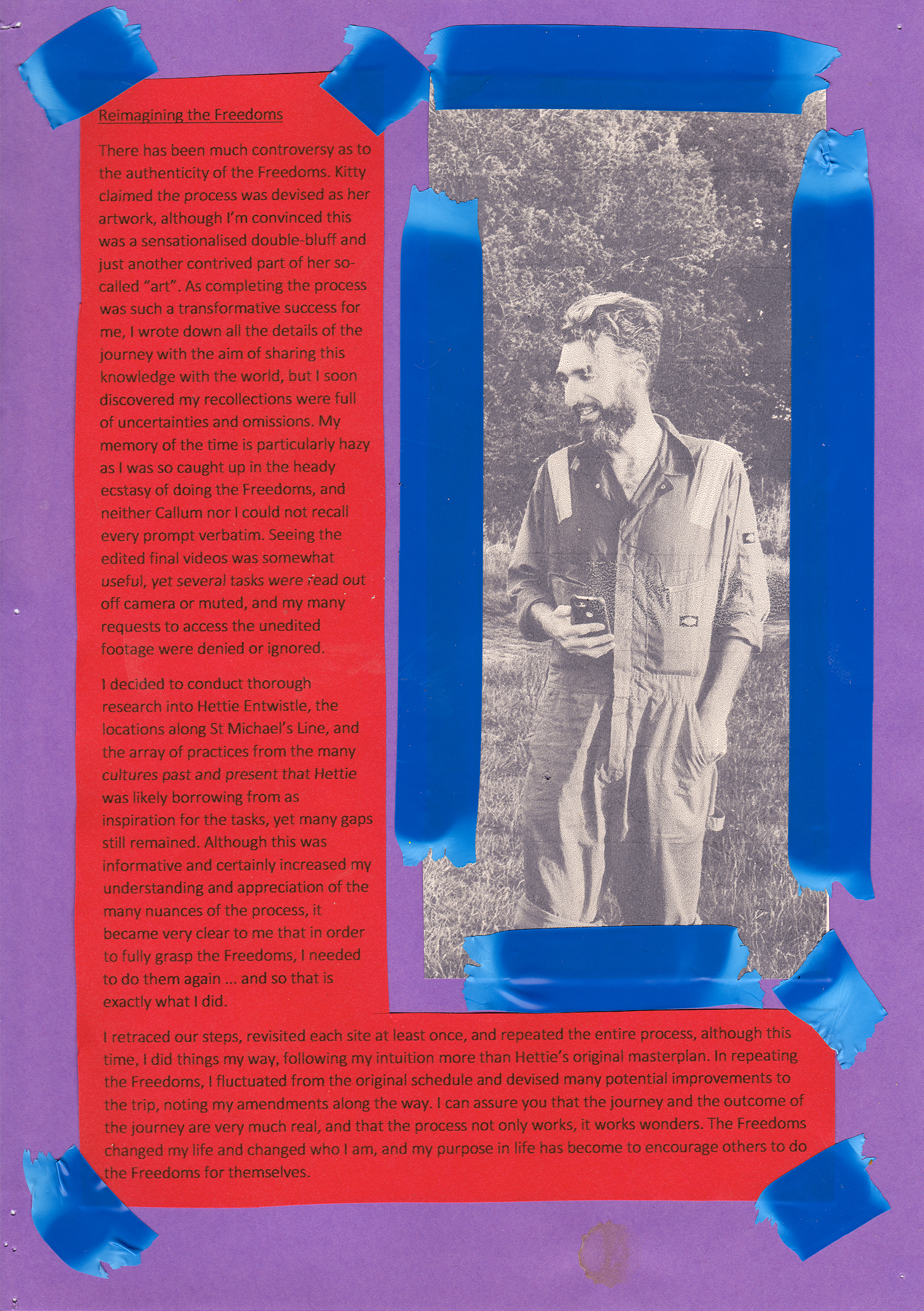 simon's guide to the freedoms, zine, mark garvey, hettie entwistle, kitty von abrams, ley line, st michael's line, sprituality, travel, road,