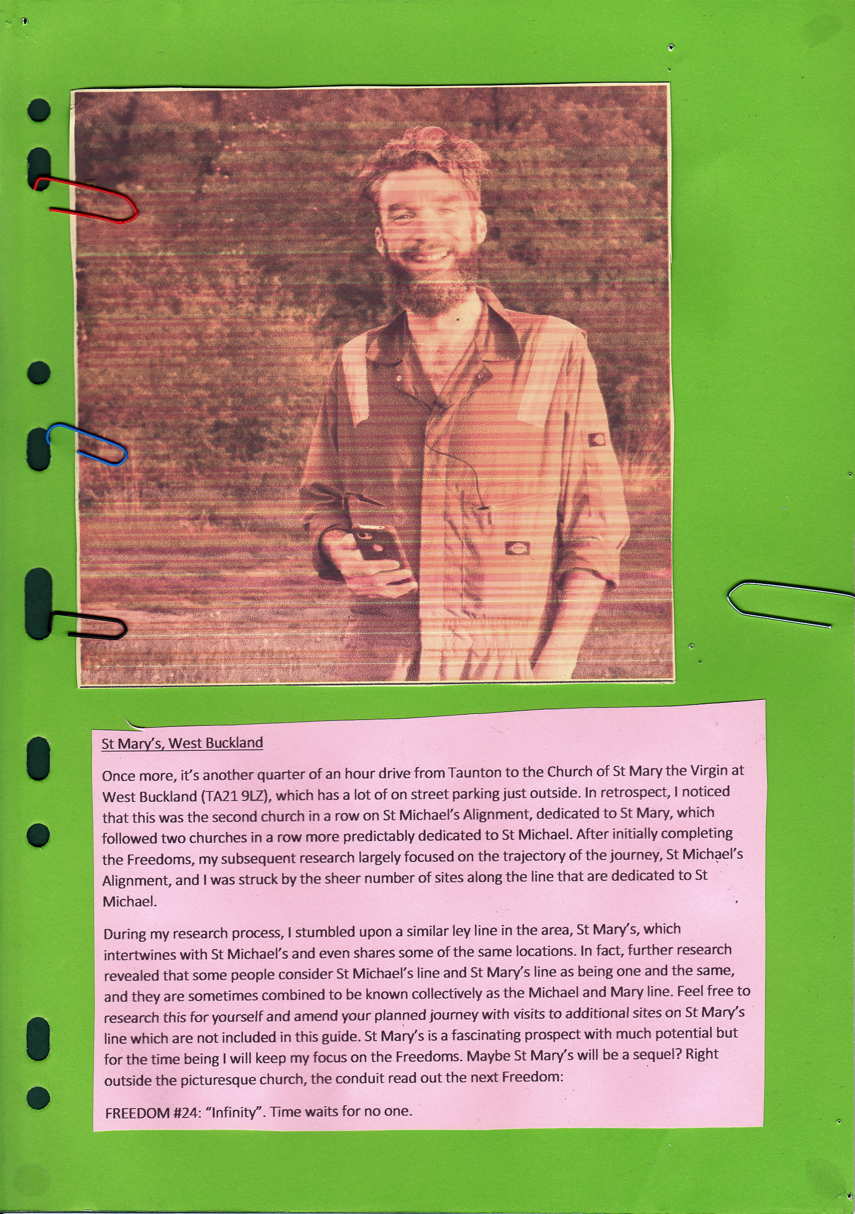 simon's guide to the freedoms, zine, mark garvey, hettie entwistle, kitty von abrams, ley line, st michael's line, sprituality, travel, road,