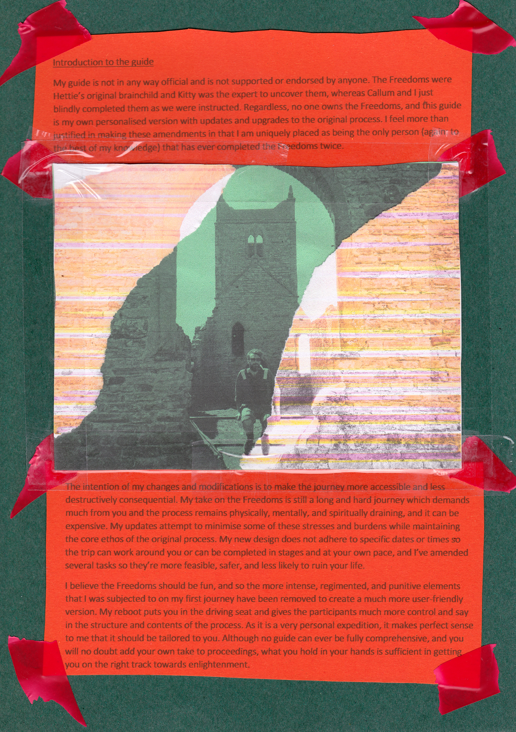 simon's guide to the freedoms, zine, mark garvey, hettie entwistle, kitty von abrams, ley line, st michael's line, sprituality, travel, road,