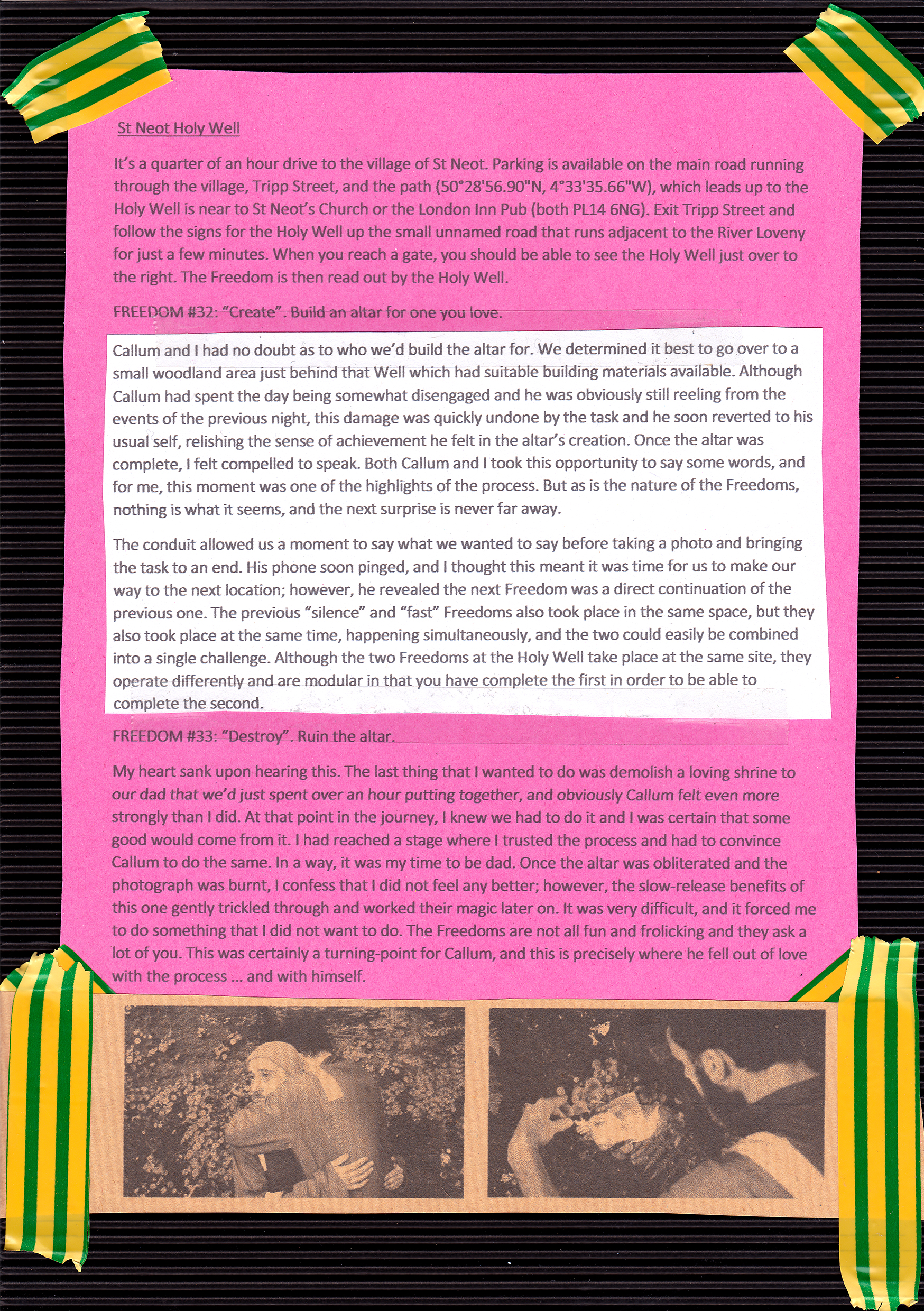 simon's guide to the freedoms, zine, mark garvey, hettie entwistle, kitty von abrams, ley line, st michael's line, sprituality, travel, road,