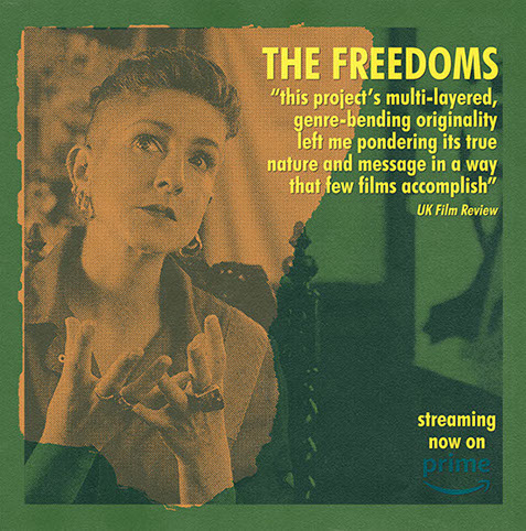 mark garvey, hettie entwistle, kitty von abrams, journey, England, spirituality, art, artwork, artist, the freedoms, amazon prime, watch,