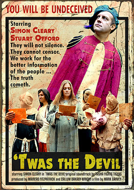 mark garvey, twas the devil, brad Robert Benford, illustration, drawing, art, artwork, film, movie, cinema, choose your own adventure film,